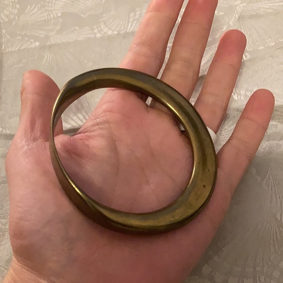 Handmade copper bangle - Picture 3 of 6